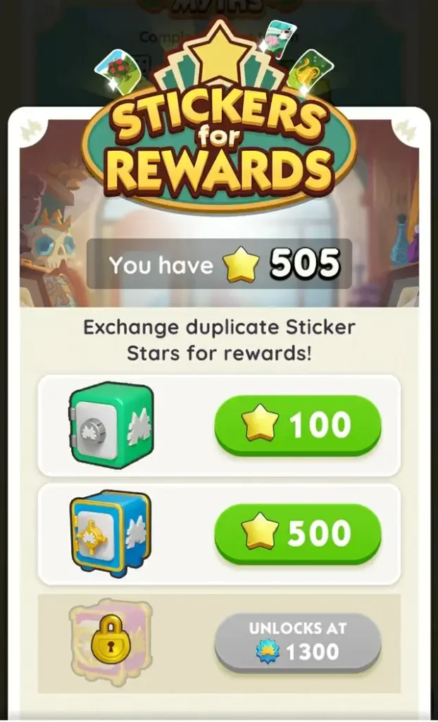 sticker for rewards