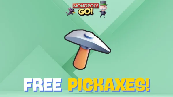 free pickaxe tokens monopoly go