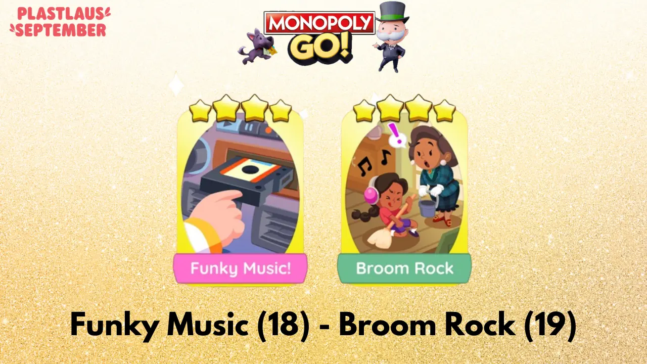 2 New Gold Stickers To Trade On Golden Blitz ‘Funky Music’ & ‘Broom Rock’ (14 May, 2024)