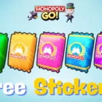 monopoly go free stickers