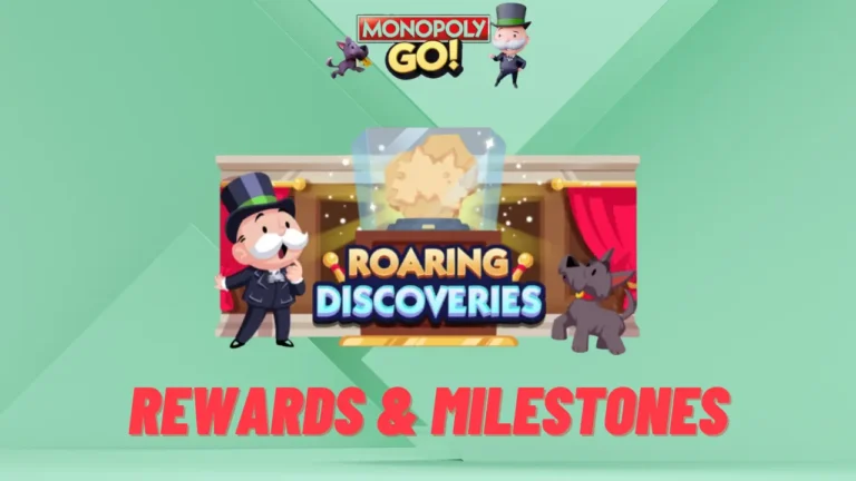 roaring discoveries monopoly go rewards and milestones