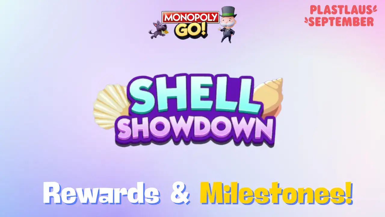 Monopoly Go ‘Shell Showdown’ Rewards And Milestones (August 31)