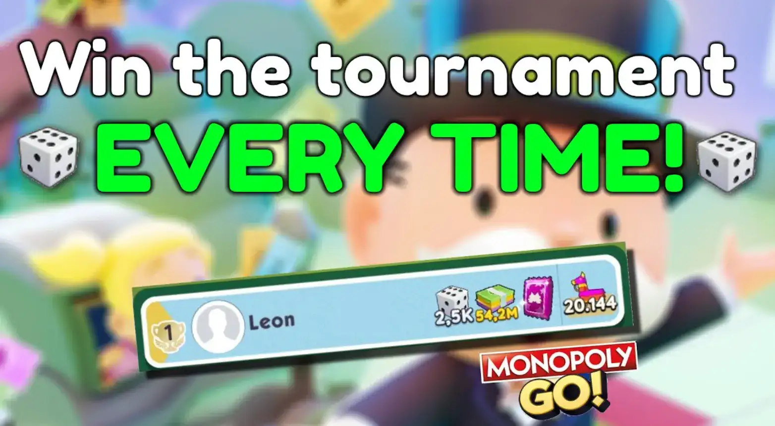 win every tournaments in monopoly go