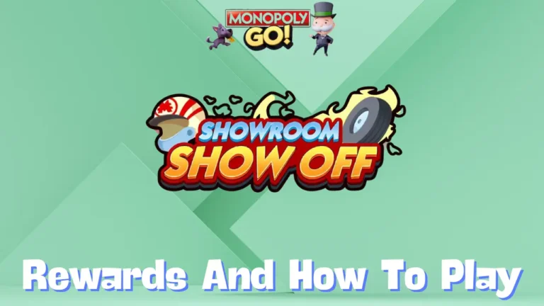 Monopoly Go ‘Showroom Show Off’ Rewards