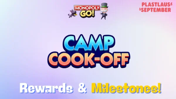 camp cook-off monopoly go rewards and milestones